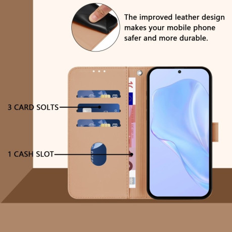 Чехол-книжка Skin Feel Solid Color Leather для Infinix Zero 30 4G - Nude