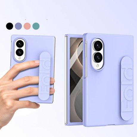 Чохол Skin Elastic Wrist Grip Back Cover на Samsung Galaxy Fold8 5G — фіолетовий