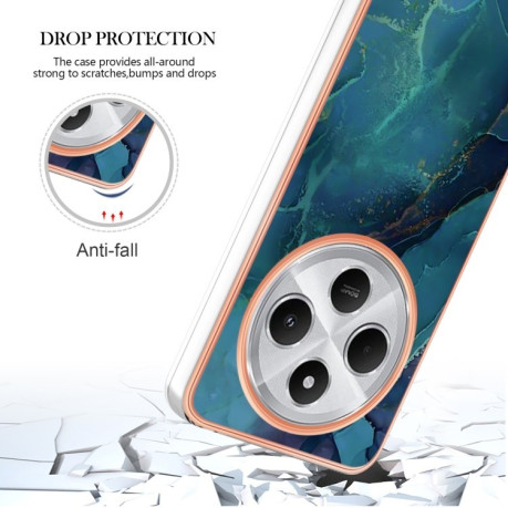 Протиударний чохол Electroplating IMD для Xiaomi Redmi 14C 4G/Poco C75/Redmi A4 5G - Green
