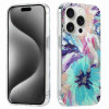 Противоударный чехол Electroplated Symphony для iPhone 15 Pro Max - Flower