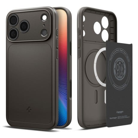 Оригинальный чехол Spigen Thin Fit с MagSafe на iPhone 17 Pro - Gray