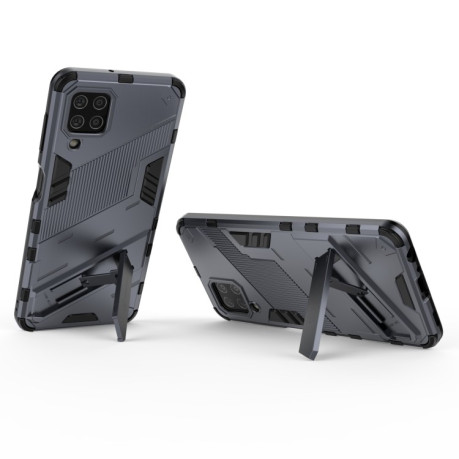 Противоударный чехол Punk Armor для Samsung Galaxy M32/A22 4G - серый