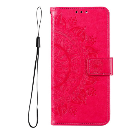 Чохол-книга Totem Flower для Samsung Galaxy M52 5G - червоний