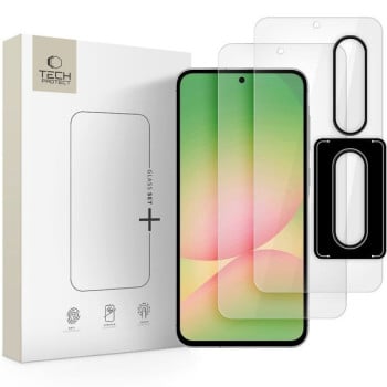 Комплект защитных стекол Tech-Protect FlexAir Hybrid для Samsung Galaxy A36 / A56 5G - Transparent