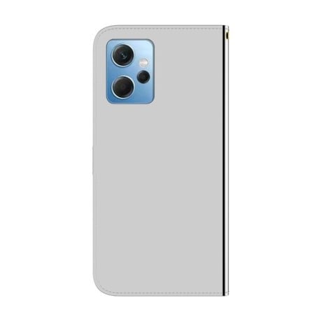 Чохол-книжка Lmitated Mirror для Xiaomi Redmi Note 12 4G - сріблястий