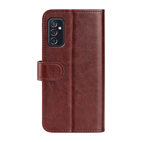 Чехол-книжка Texture Single для Samsung Galaxy M52 5G - коричневый