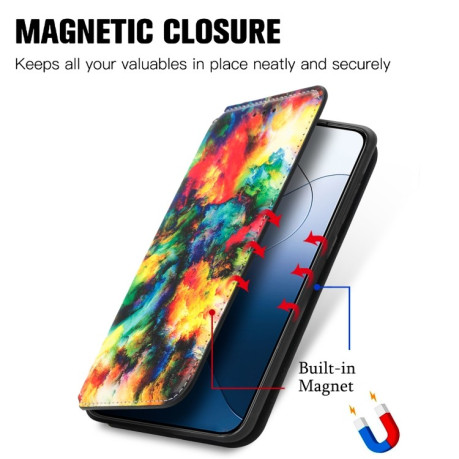 Чехол-книжка CaseNeo Colorful Magnetic Leather на Xiaomi 14 - Cloud