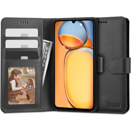 Чохол-книжка Tech-Protect Wallet на Xiaomi Redmi 13C / Poco C65 - black