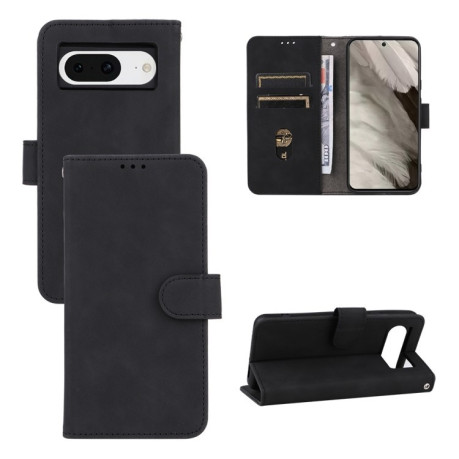 Чохол-книжка Skin Feel Magnetic Flip Leather на Google Pixel 8 - чорний