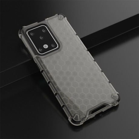 Противоударный чехол Honeycomb на Samsung Galaxy S20 Ultra -черный