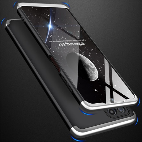 Протиударний чохол GKK Three Stage Splicing Samsung Galaxy M32/A22 4G - чорно-сріблястий