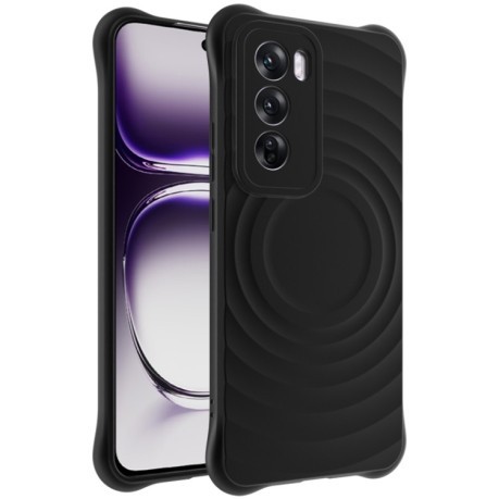 Ударозащитный чехол IMAK UC-6 Series Manbo Frosting Soft на OPPO Reno12 Pro Global - черный