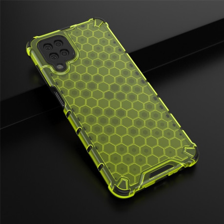 Протиударний чохол Honeycomb на Samsung Galaxy A12 - зелений
