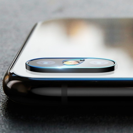 Защитное стекло на камеру комплект из 2 штук Baseus 0.2mm на iPhone X/Xs/XS Max
