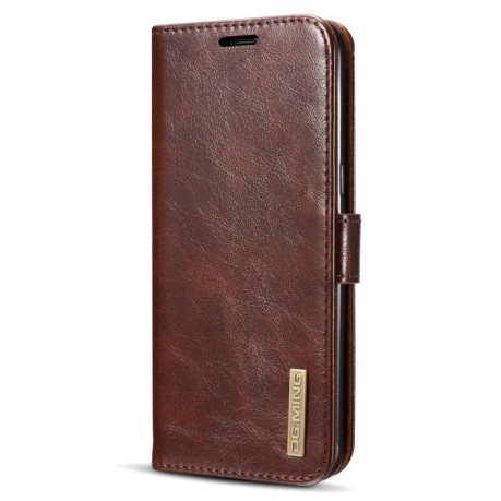 Кожаный чехол- книжка DG.MING Genuine Leather на Samsung Galaxy S8 /G950- кофейный