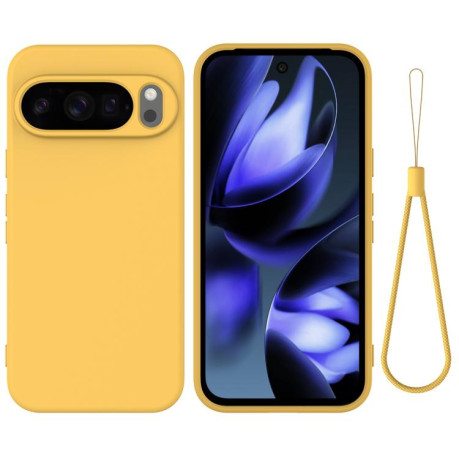 Силіконовий чохол Solid Color Liquid Silicone на Google Pixel 10 Pro XL - жовтий