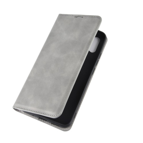 Чехол-книжка Retro-skin Business Magnetic на  Xiaomi Redmi 9A - серый
