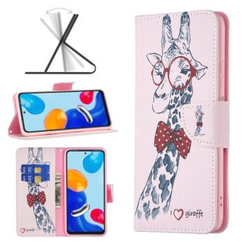 Чохол-книжка Colored Drawing Pattern для Xiaomi Redmi Note 12S 4G / Note 11 - Deer