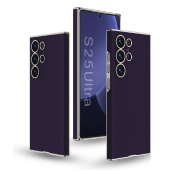 Чохол GKK Skin-feeling Leather для Samsung Galaxy S25 Ultra 5G - фіолетовий