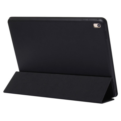 Кожаный чехол-книжка Solid Color на iPad Pro 9.7 - черный