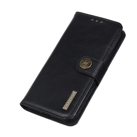 Чохол-книжка KHAZNEH Cowhide Texture Samsung Galaxy M32/A22 4G - чорний