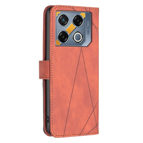 Чохол-книжка Rhombus Texture для Infinix GT 20 Pro 5G - коричневий