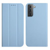 Чехол-книжка 3-Folding Ultrathin Skin Feel для Samsung Galaxy S21 FE 5G - голубой