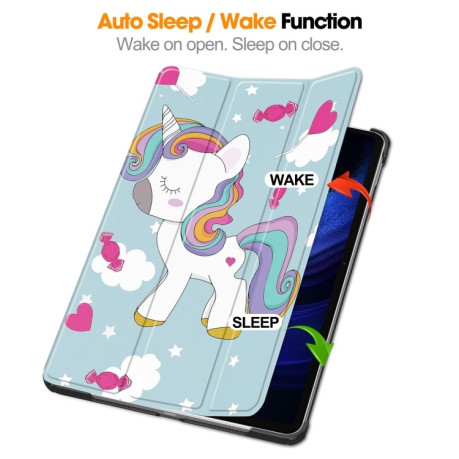 Чохол-книжка Custer Painted для Xiaomi Pad 6 / 6 Pro - Unicorn