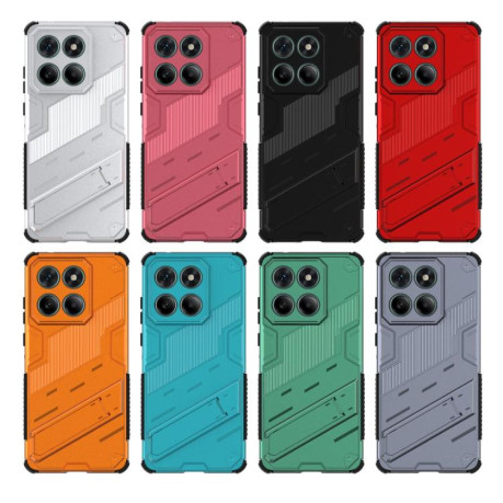 Противоударный чехол Punk Armor для Motorola Edge 60 Fusion 5G - красный