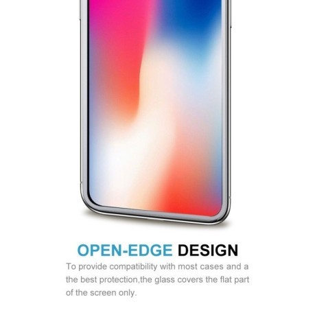 Защитное стекло на iPhone 11 Pro/X/Xs 0.26mm 9H Surface Hardness 3D Explosion-proof Full Screen серебристое