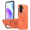 Противоударный чехол Kalebol с MagSafe и подставкой на Samsung Galaxy A57 5G — оранжевый