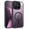 Противоударный магнитный софт-тач чехол Escase на Xiaomi 17T Pro 5G — чёрный