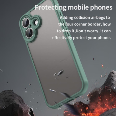 Чохол Fan Dun Series TPU Hybrid PC на iPhone 17 - зелений