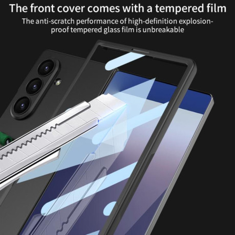 Противоударный чехол GKK Integrated Ultra-thin Side Wristband для Samsung Galaxy Fold 7 5G - серый