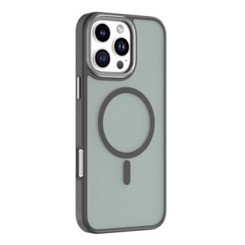 Чехол Mutural Skin Feel Series Frosted MagSafe Magnetic для iPhone 16 Pro - черный