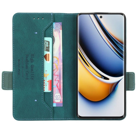Чохол-книжка Magnetic Clasp Flip для Realme 11 Pro 5G/11 Pro+ 5G - зелений