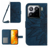 Чохол-книжка Skin Feel Sun Flower для Xiaomi 15 Pro - синій