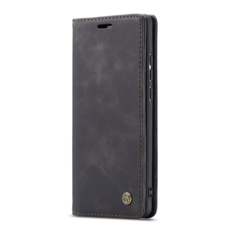 Кожаный чехол-книжка CaseMe-013 Multifunctional Retro Frosted Horizontal Flip на Samsung Galaxy A10 - черный