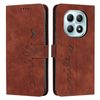 Чехол-книжка в стиле Retro мягкое покрытие Skin Feel серия Amile на Xiaomi Redmi Note 15 4G / 5G /Poco M8  — коричневый