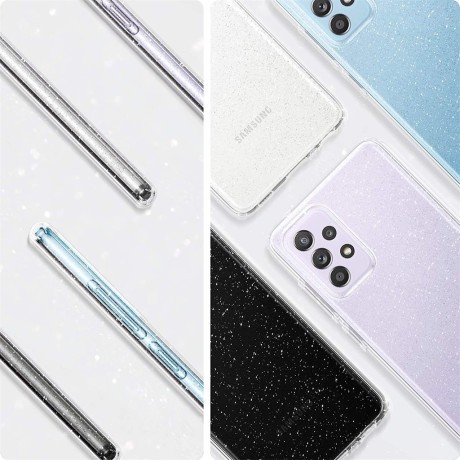Оригинальный чехол Spigen Liquid Crystal для Samsung Galaxy A52/A52s Glitter Crystal
