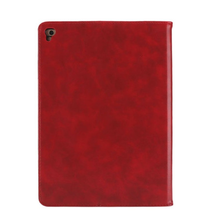 Кожаный чехол- книжка на iPad 9.7 2018/2017/ Pro 9.7 / Air2 Air- красный