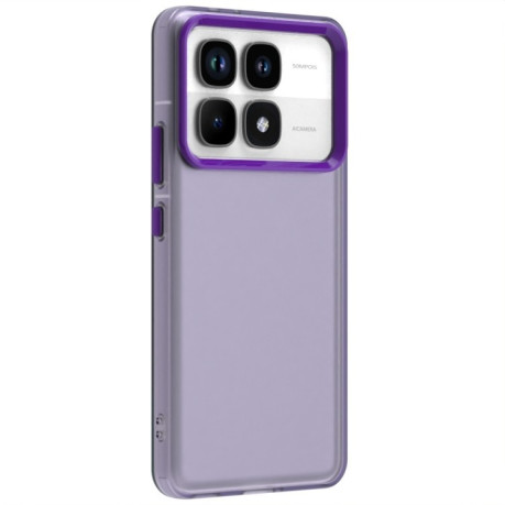 Противоударный чехол Candy Series для Xiaomi 14T Pro - фиолетовый