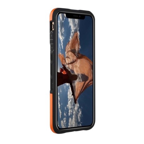 Противоударный чехол Acrylic 3 in 1 для iPhone XR - оранжевый