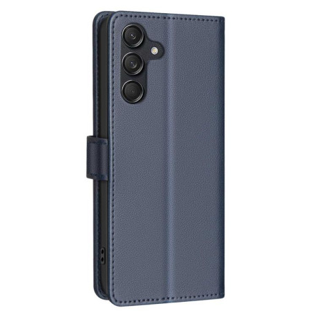 Чехол-книжка Litchi Texture RFID Anti-theft Leather для на Samsung Galaxy M16 5G / F16 5G - синий
