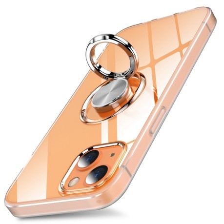 Противоударный чехол Matte with Ring Holder для iPhone 13 mini - белый