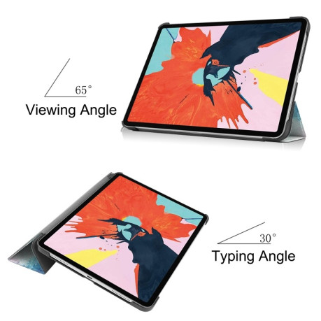 Чехол-книжка Colored Drawing на iPad Air 10.9 2022/2020 - Galaxy