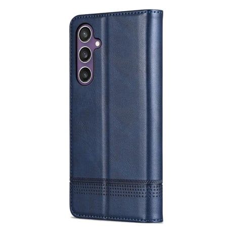 Чохол-книжка AZNS з фактурою Calf на Samsung Galaxy S25 FE 5G - синій