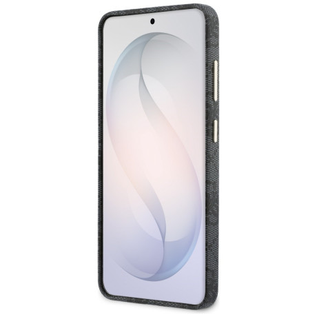 Оригинальный чехол Guess 4G Script с MagSafe на Samsung Galaxy S26 — чёрный