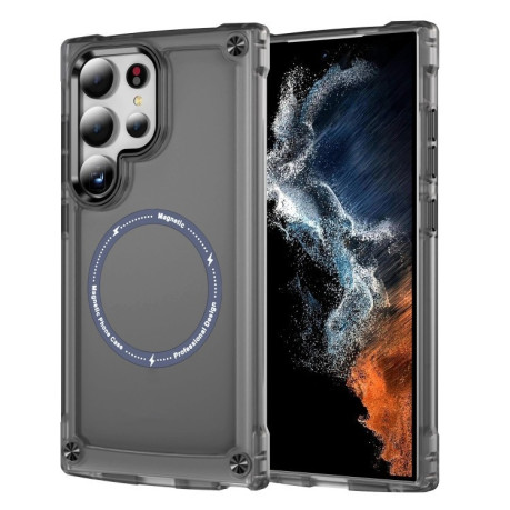 Протиударний чохол Skin Feel TPU + PC MagSafe Magnetic для Samsung Galaxy S25 Ultra 5G - чорний