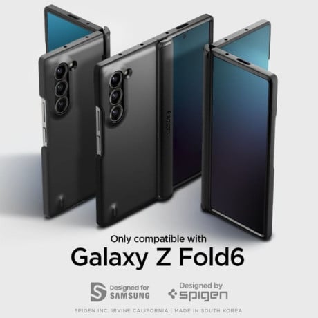 Оригінальний чохол Spigen Slim Armor для Samsung Galaxy Fold 6 - Black